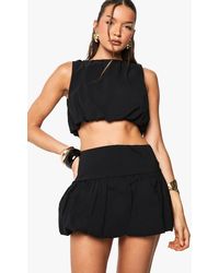 Boohoo - Bengaline Bubble Puffball Mini Skirt - Lyst