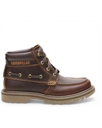Caterpillar - Cat Tan Leather Hiking Ankle Boots - Lyst