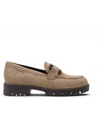 Tamaris - Suede Leather Loafer Casual Shoes - Lyst