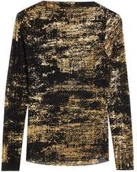 Ted Baker - Karenha Foil Printed Skinny Fit Mesh Top - Lyst