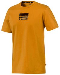 PUMA - Rebel Up Basic Tee Casual Graphic T-Shirt 852404 25 - Lyst