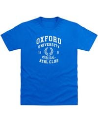 Park Fields - Oxford University Athletics Club Royal T-Shirt Cotton - Lyst
