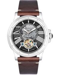 Thomas Earnshaw - Bertha Limited Edition Open Heart Automatic Jet Watch Es-8244-01 - Lyst