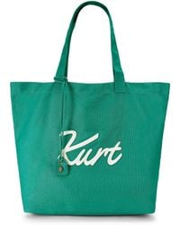 Kurt Geiger - Canvas Kc Lg Shopper Bag - Lyst