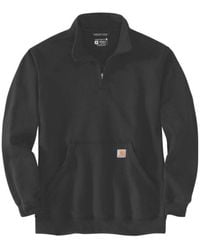 Carhartt - Quarter Zip Loose Fit Mock Neck Sweatshirt - Lyst
