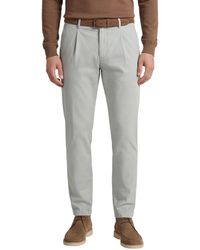 Gardeur - Pantalon Katoen Flatfront Effen - Lyst