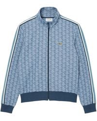 Lacoste - "Paris" Trainingsjacke Für Herren, Mit Reißverschluss, Jacquard - Lyst