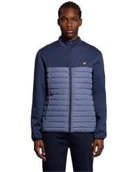 Lyle & Scott - True Sports Fleece Hybrid Jacket - Lyst
