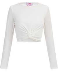 myMo - Topje Met Lange Mouwen - Lyst