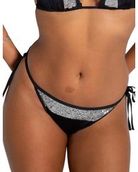 Pour Moi - 31302 Sea Queen Sequin Tie Side Bikini Brief - Lyst