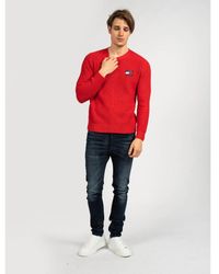 Tommy Hilfiger - Tommy Jeans Stoppen Mannen Rood - Lyst