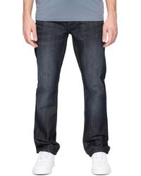 Crosshatch - New Techno Denim Embossed Jeans (Dark Wash) - Lyst