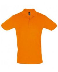 Sol's - Perfect Pique Short Sleeve Polo Shirt Cotton - Lyst