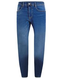 DIESEL - 2023 D-Finitive Dark Denim Pants Cotton - Lyst