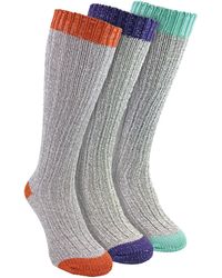 Sock Snob - 3 Pairs Extra Long Warm Wool Ladies Socks - Lyst