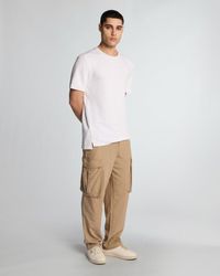 Lyle & Scott - Cotton Linen Cargo Trousers - Lyst