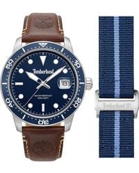 Timberland - Tdwgb00834X1 Peatfield Watch And Strap Gift Set - Lyst