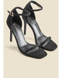 Sosandar - Square Toe Barely There Sandals - Lyst