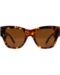 Versace - Cat Eye Havana Dark Bronze Ve4415U - Lyst