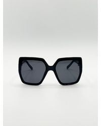 SVNX - Oversize Cateye Sunglasses With Diamante Detail - Lyst