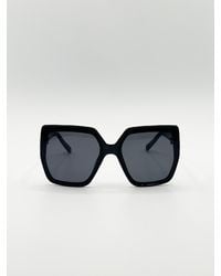 SVNX - Oversize Cateye Sunglasses With Diamante Detail - Lyst