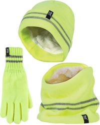Heat Holders - Hi Vis Hat, Neck Warmer & Gloves Set - Lyst