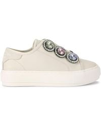 Kurt Geiger - Kurt Geiger Trainers Bone Leather Laney - Lyst