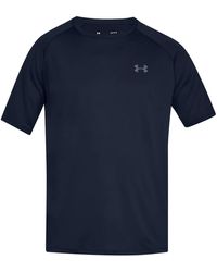Under Armour - Tech T-Shirt (Academy/Graphite) - Lyst