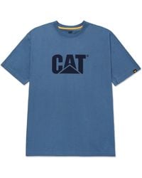Caterpillar - Trademark Logo Cotton T-Shirt - Lyst