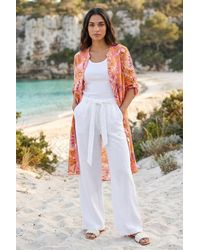 Roman - Abstract Print Longline Blouse - Lyst