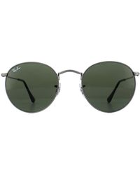 Ray-Ban - Sunglasses Round Metal 3447 029 Gunmetal 50 - Lyst