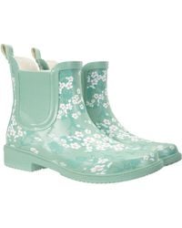 Mountain Warehouse - Printed Rubber Ankle Wellies Waterproof Cushioned Outdoor Rain Boots - Lyst