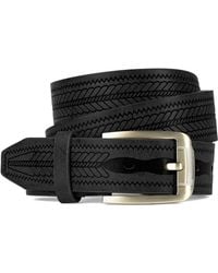 Woodland Leathers - Leather Lined Belt, Engraved, Brass Buckle, 1.25″ - Lyst