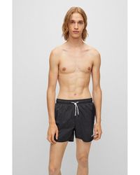 HUGO - Haiti Quick-Drying Swim Shorts - Lyst