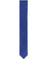 Calvin Klein - Dotted Silk Navy Tie - Lyst