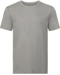 Russell - Organic Short-Sleeved T-Shirt Cotton - Lyst