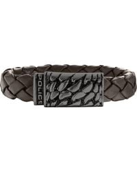 Police - 25729Blc-02-L Alligator Bracelet - Lyst