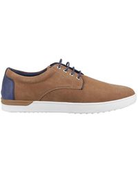 Hush Puppies - Joey Suede Lace Up Trainers - Lyst