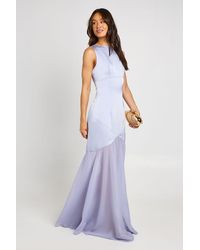 Boohoo - Tall Square Neck Full Skirt Mini Dress - Lyst