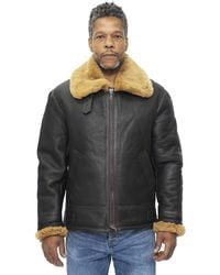 Infinity Leather - B3 Ww2 Sheepskin Aviator Flying Jacket-Charleston - Lyst