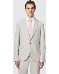Twisted Tailor - Claremont Slim Fit Linen Jacket - Lyst