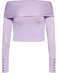 faina - Blouse Lavendel - Lyst