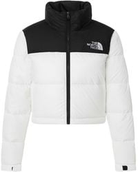 The North Face - Nuptse Short Jacket Nylon - Lyst