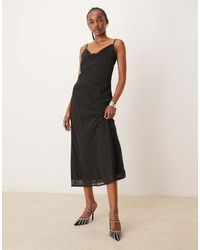 Jdy - Stud Details Midaxi Dress - Lyst
