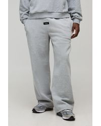 BoohooMAN - Wide Leg Heavyweight Joggers - Lyst