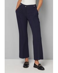 Wallis - Petite Smart Bootcut Leg Trousers - Lyst