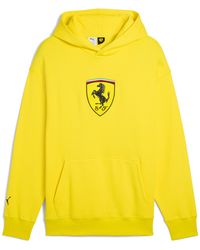 PUMA - Scuderia Ferrari Hp Race Big Shield Hoodie - Lyst