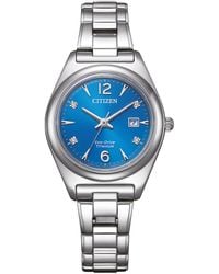 Citizen - Watch Ew2601-81L Titanium - Lyst