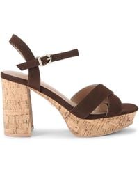 Carvela Kurt Geiger - Sonata Cork Sandals - Lyst
