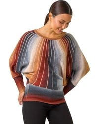 Roman - Spacedye Sunray Knit Jumper - Lyst